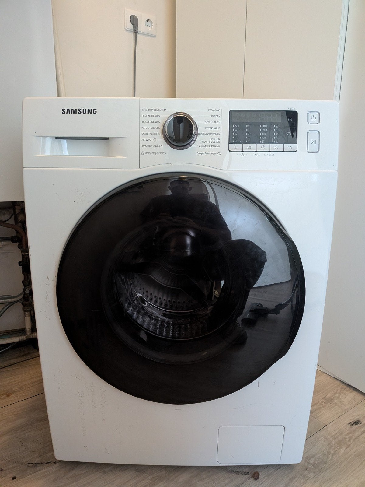 Samsung WD80TA049BE Wasmachine  - Met foutmelding., Witgoed en Apparatuur, Ophalen, 1200 tot 1600 toeren, Gebruikt, 8 tot 10 kg