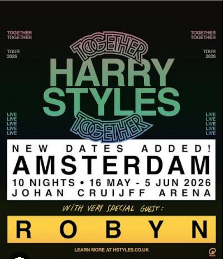 Harry Styles laatste show 5 juni 3 tickets, Tickets en Kaartjes, Drie personen of meer, Juni