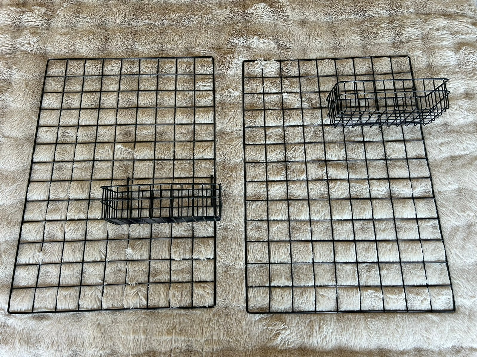 2x zwarte wandrekken + 2x zwarte wandbakjes ZGAN, Ophalen, Zo goed als nieuw