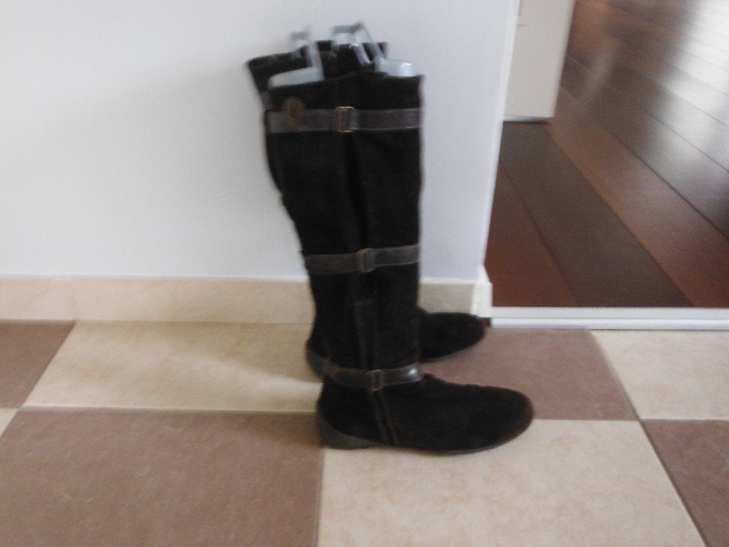 prachtige bruine suede laarzen, Helioform Comfort plus mt 38, Hoge laarzen, Bruin, Verzenden, Zo goed als nieuw