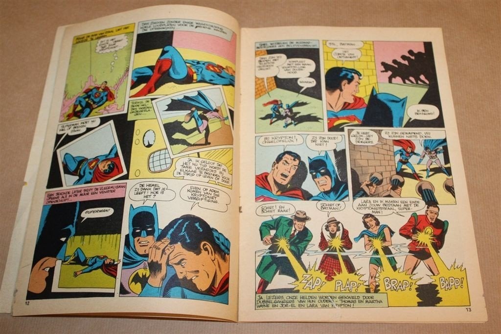 Superman en Batman 2 — Vintage Strip 1969, Boeken, Eén comic, Ophalen of Verzenden, Gelezen, Amerika