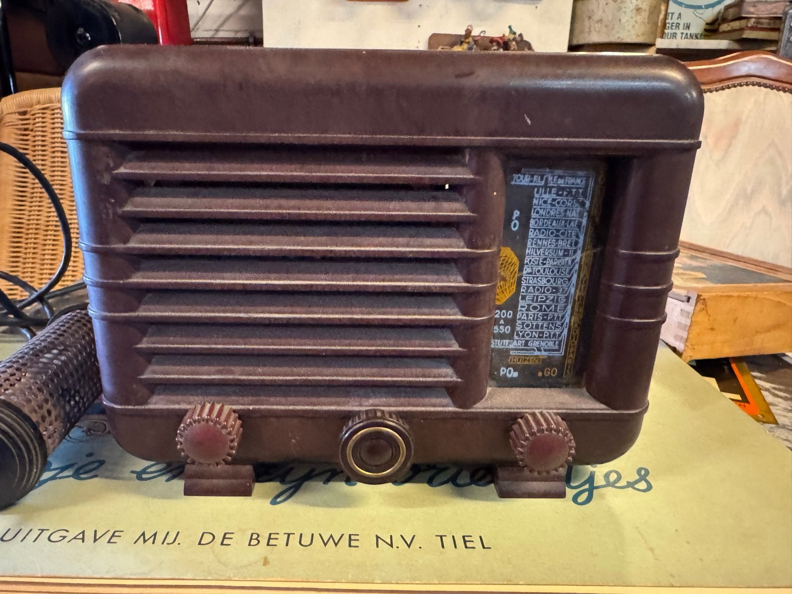 Bakelieten Radio Jaren '30 - Decoratie & Verzamelaar, Ophalen