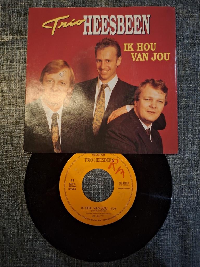 Trio Heesbeen - Ik Hou Van Jou - Vinyl Single, Gebruikt, 7 inch, Nederlandstalig, Single