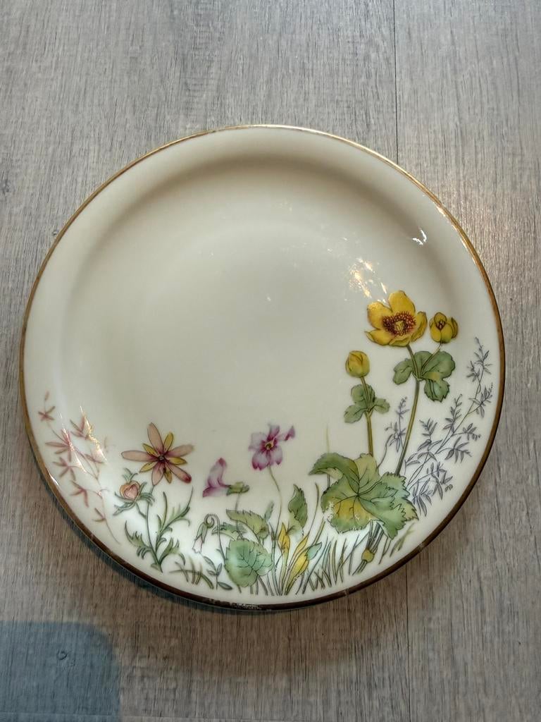 Vintage Selb Bavaria Wiesengrund bordje – 15,5 cm, Ophalen of Verzenden
