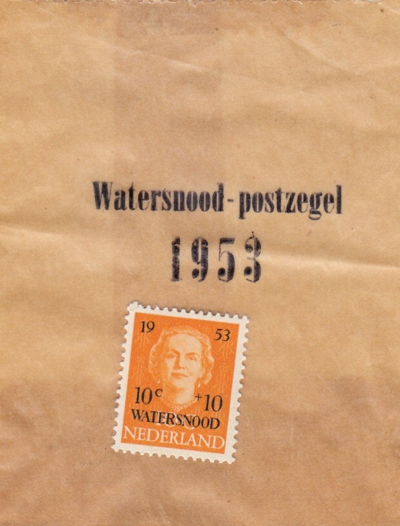 Nederland - 1953 - Watersnood -3- Toeslag Rampenfonds - Lees, Postzegels en Munten, Verzenden, Na 1940, Postfris