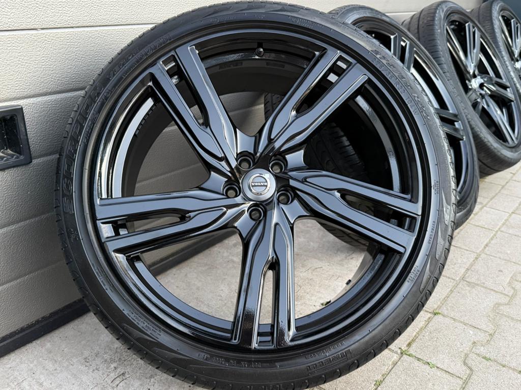 22” INCH VOLVO XC60 XC90 R-Design Velgen Zwart Origineel, Auto-onderdelen, Banden en Velgen, 285 mm, Overige maten, Ophalen of Verzenden