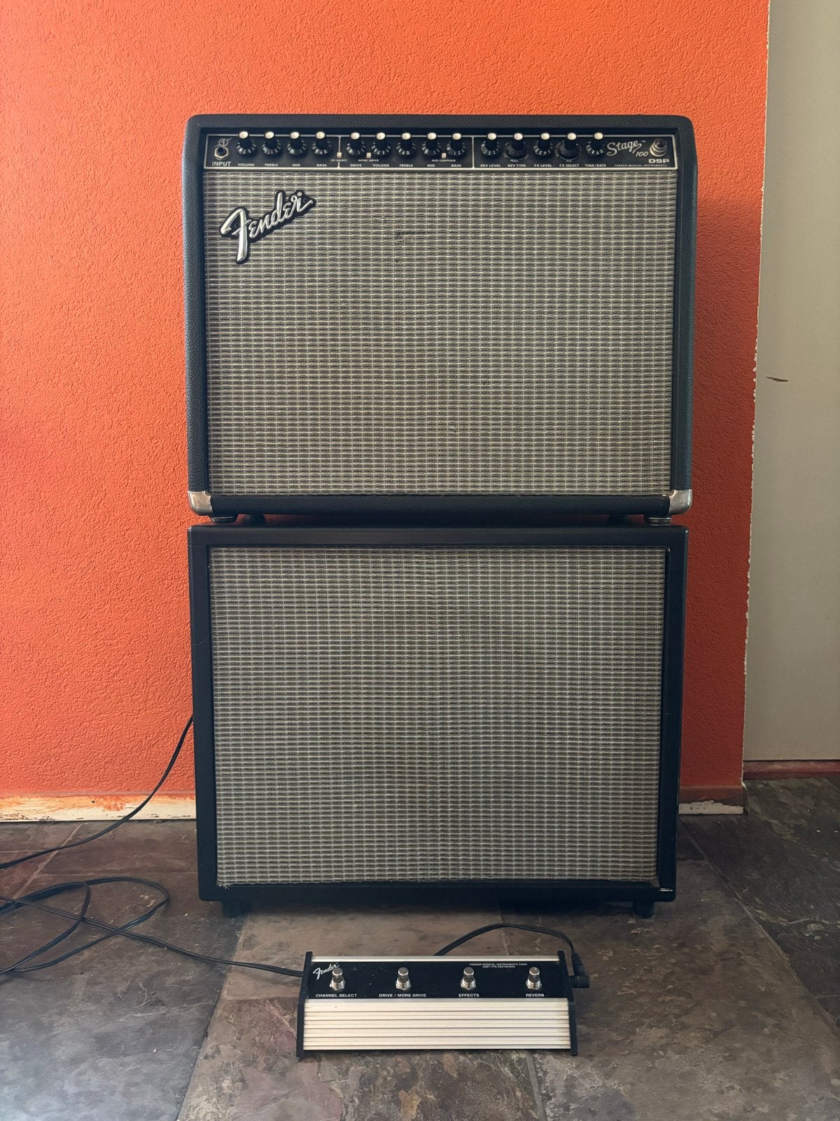 Fender Stage 100 DSP Gitaarversterker met Celestion Speaker, Ophalen of Verzenden, Gebruikt, Gitaar, 100 watt of meer