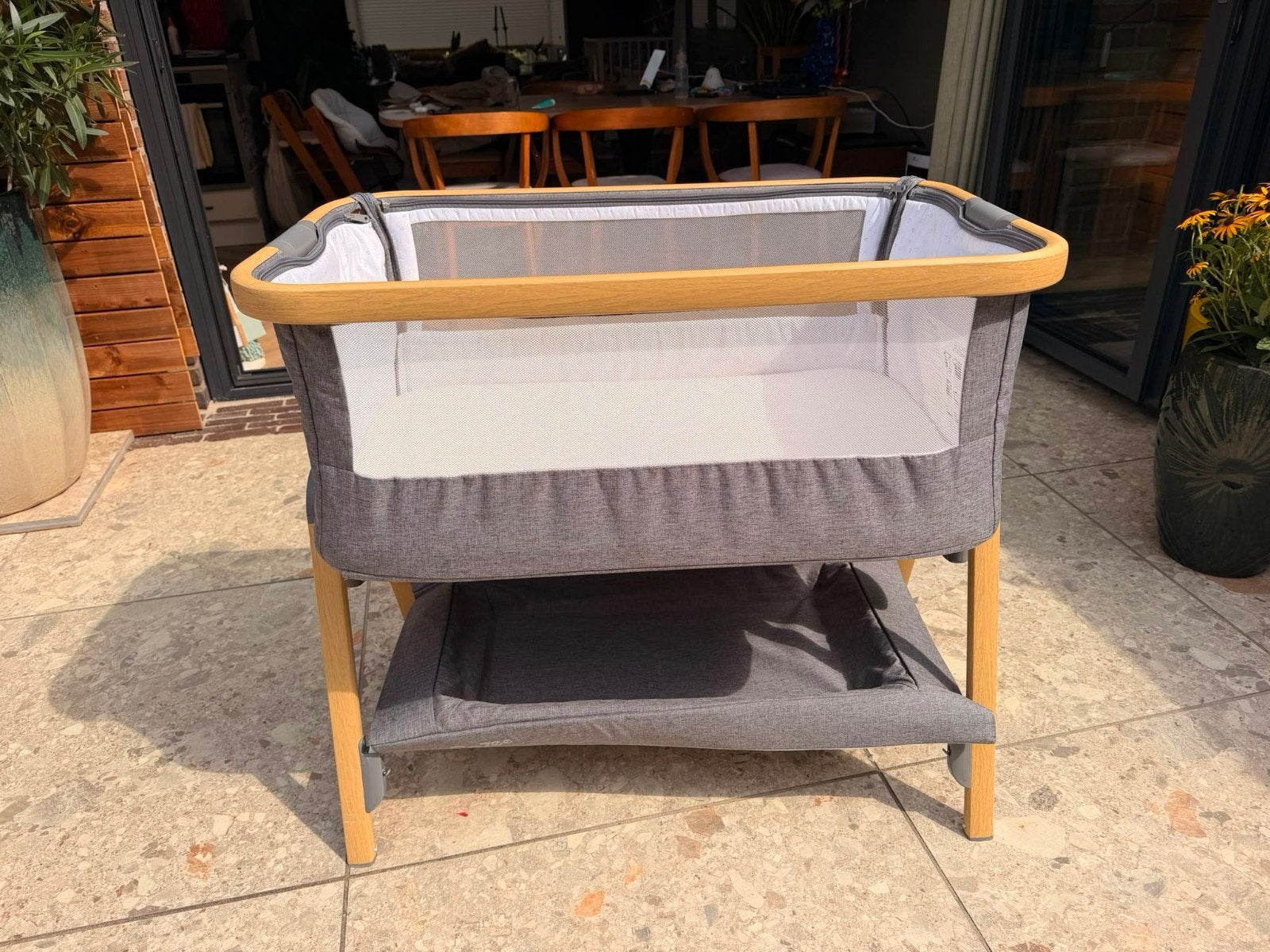 Co-sleeper / aanschuifwieg Tutti Bambini – Oak & Charcoal, Ophalen, Wieg