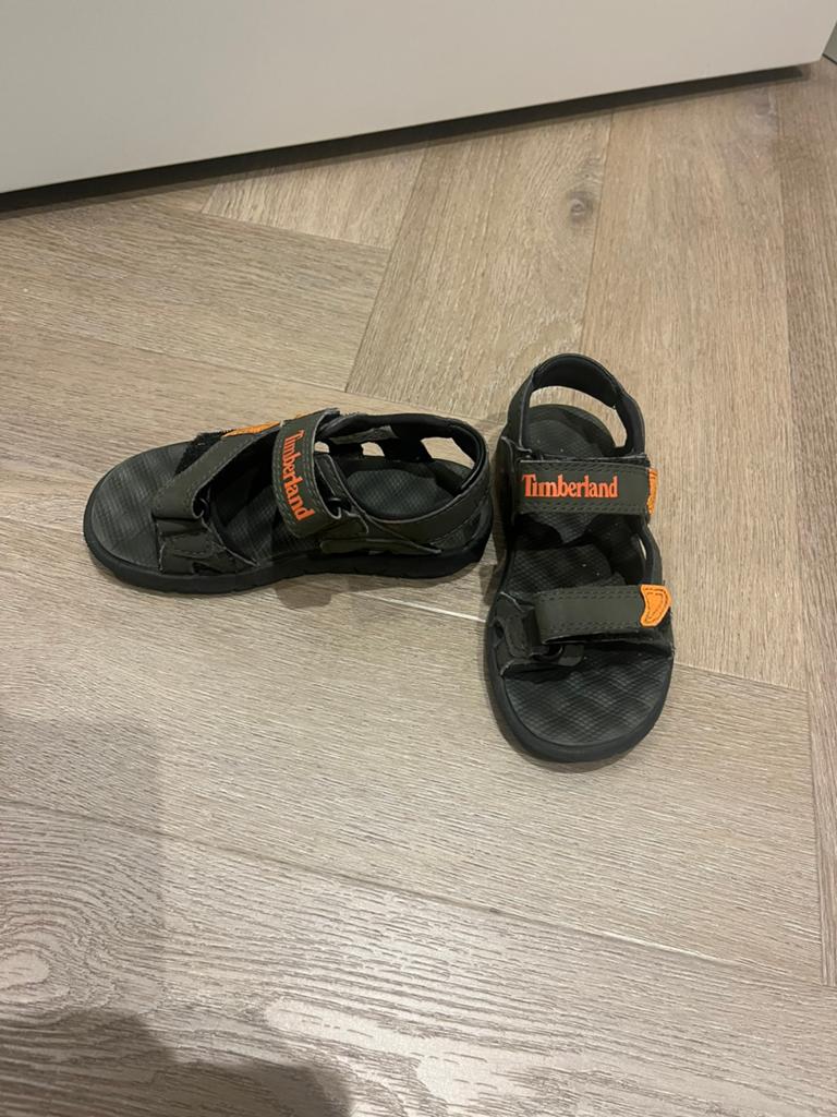 Timberlands maat 27 sandalen, Kinderen en Baby's, Babykleding | Schoentjes en Sokjes, Ophalen, Zo goed als nieuw, Jongetje of Meisje