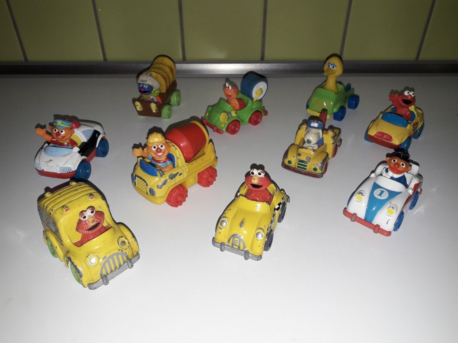 sesame street    cookie monster    ernie    elmo    taxi, Ophalen, Gebruikt, Auto