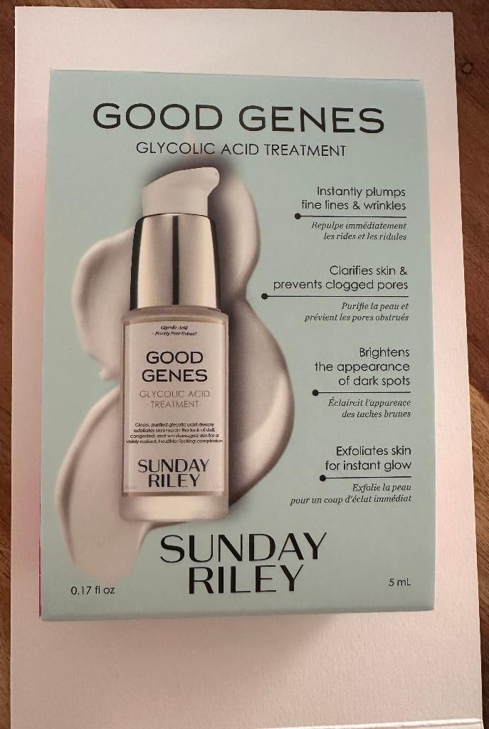 Sunday Riley Good Genes Glycolic Acid Treatment 5 ml, Ophalen of Verzenden, Nieuw, Gehele gezicht, Verzorging