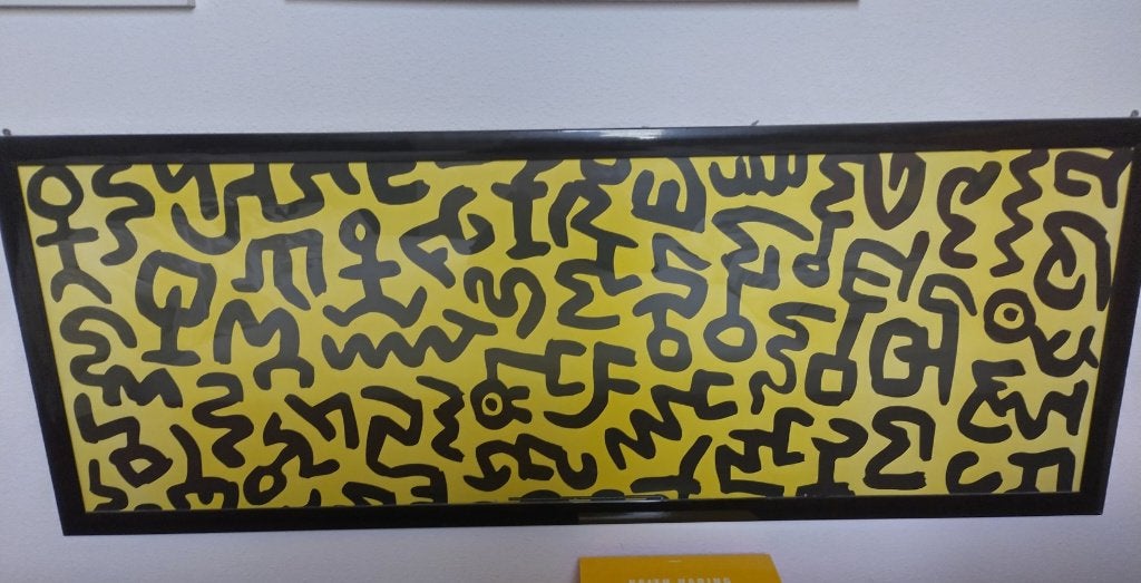 Supergrote Keith Haring / LA2 afbeelding XXL !, Antiek en Kunst, Ophalen