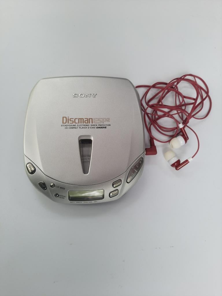 Sony Discman D-E440 ESP2 CD-speler met GROOVE, Ophalen of Verzenden, Discman