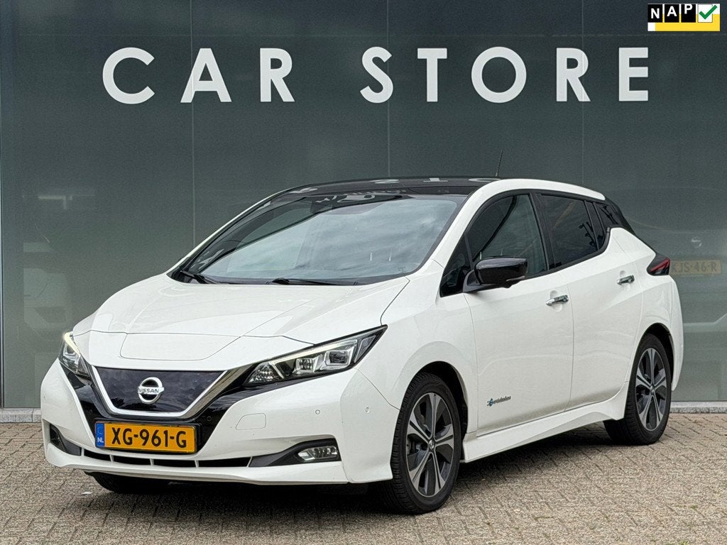 Nissan LEAF Tekna 40 kWh 87% SOH Apple Carplay/Android Auto/, Auto's, Nissan, Bedrijf, Te koop, Leaf, 360° camera, ABS, Adaptive Cruise Control