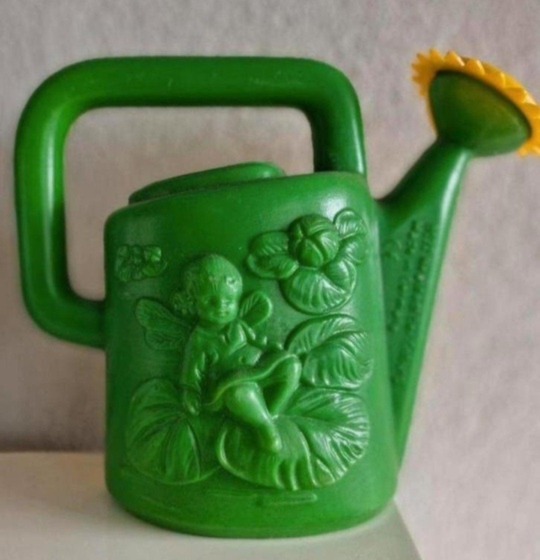 Plastic Retro Gieter met Elfen opdrukken, Ophalen, Kunststof
