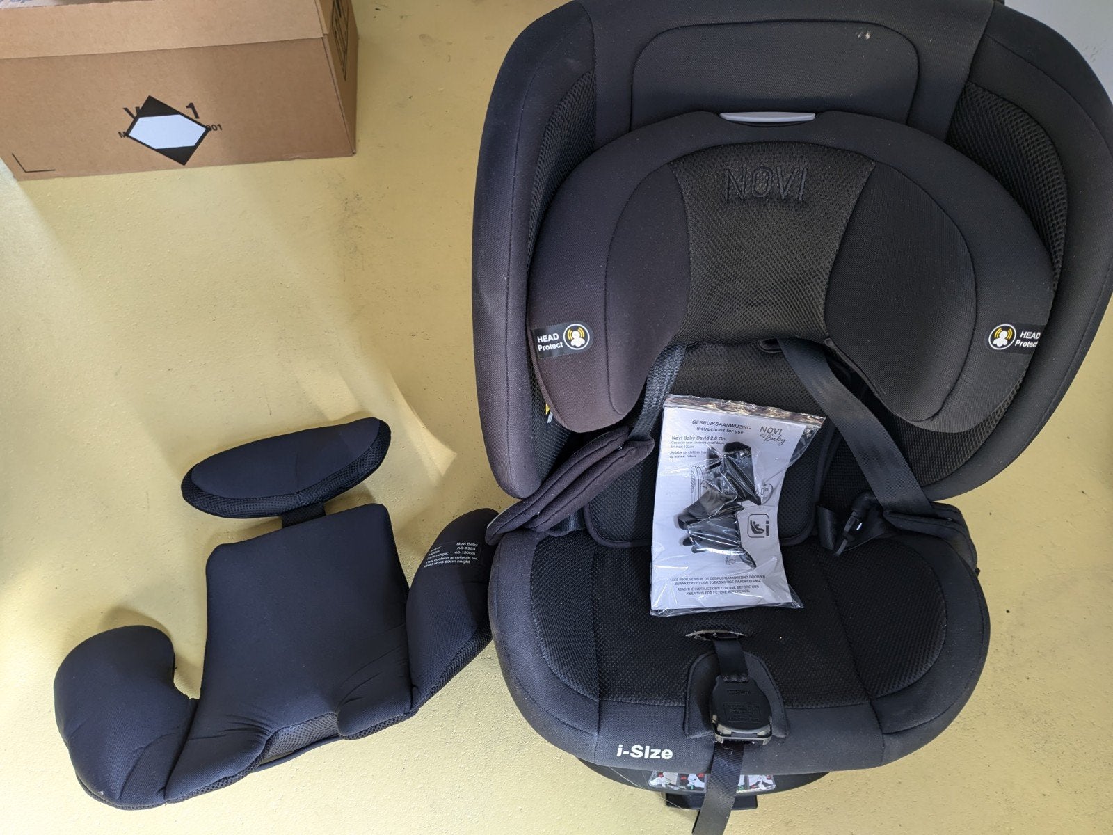 Novi Baby David 2.0 Go I-Size autostoel, Gebruikt, Isofix, 0 t/m 13 kg, Ophalen