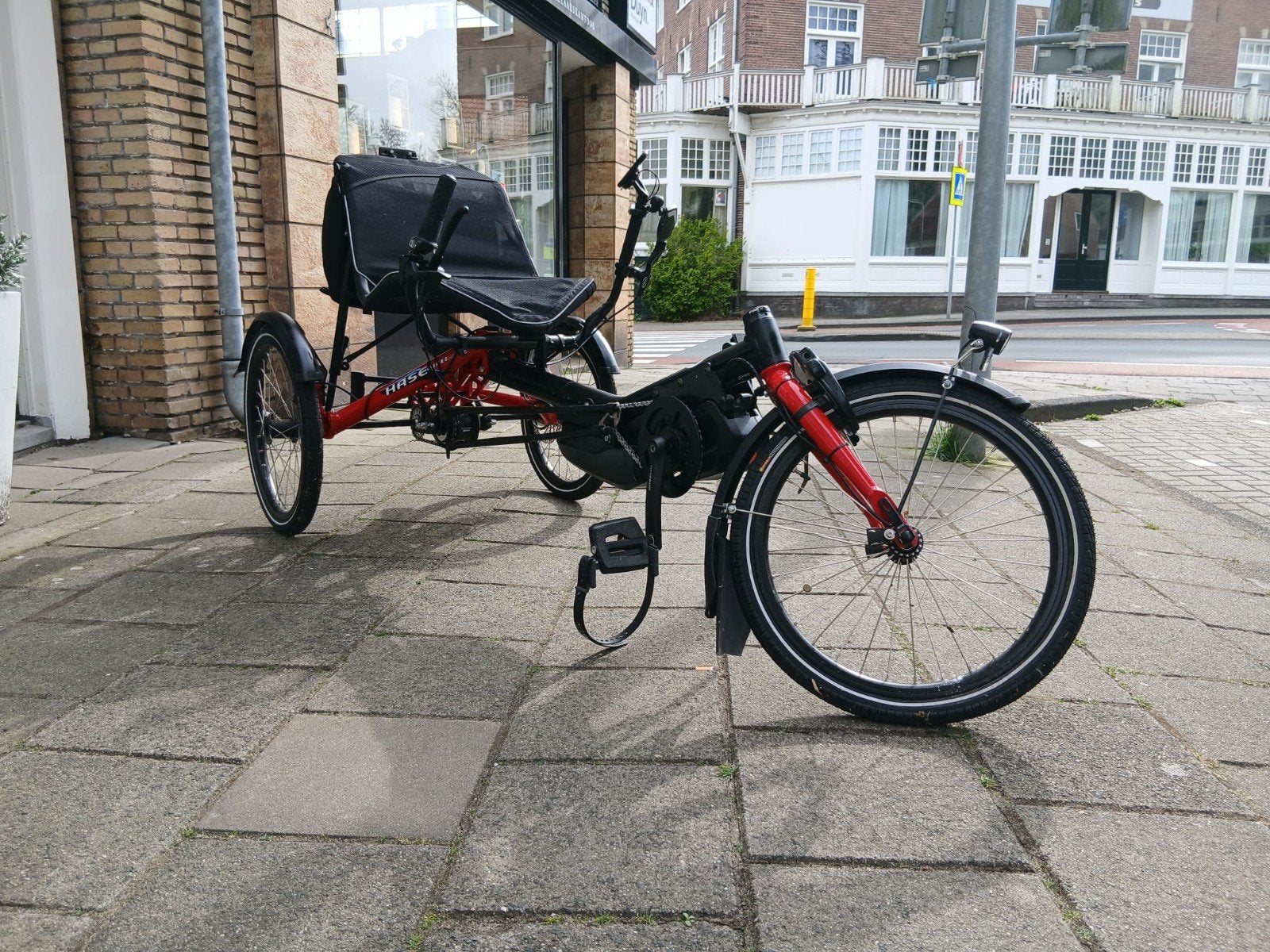 Hase Bike TRIGO E, driewieler met electriche ondersteuning, Fietsen en Brommers, Fietsen | Driewielers, Ophalen, Zo goed als nieuw