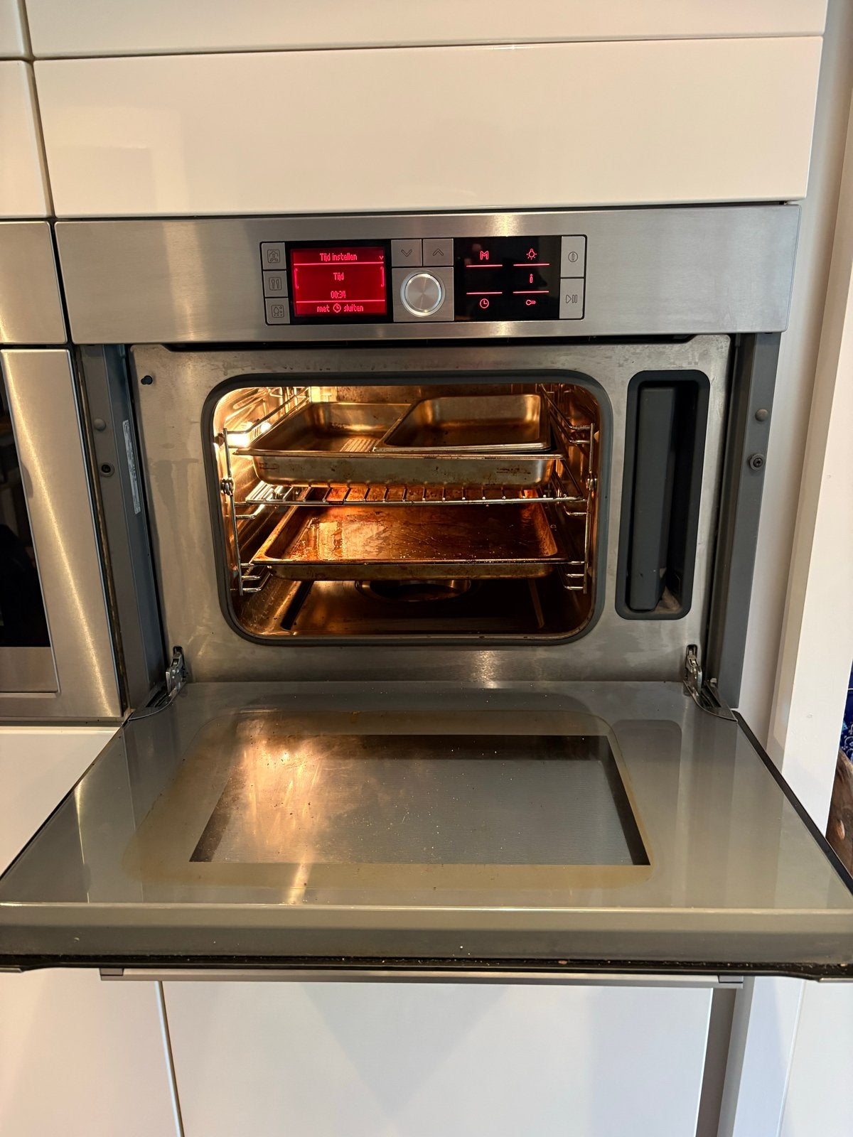 Bosch combi stoomoven HBC36D753, Witgoed en Apparatuur, Ovens, Gebruikt, Inbouw, Combi-oven, Bosch, 45 tot 50 cm, 45 tot 60 cm