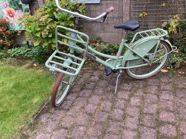 kinderfiets  groen, Ophalen, Gebruikt, Popal, Terugtraprem