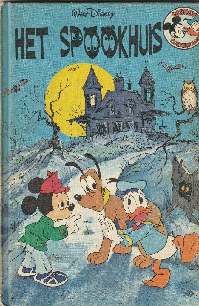 Het spookhuis walt disney jaren 70 boekje, Ophalen of Verzenden, Gelezen, Fictie algemeen