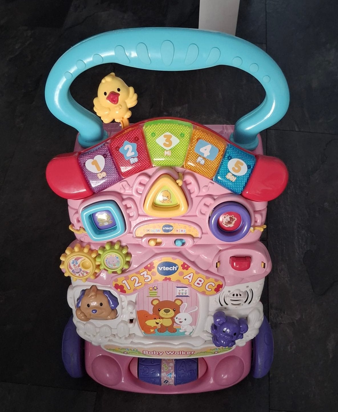 Vtech roze babywalker, Ophalen, Zo goed als nieuw