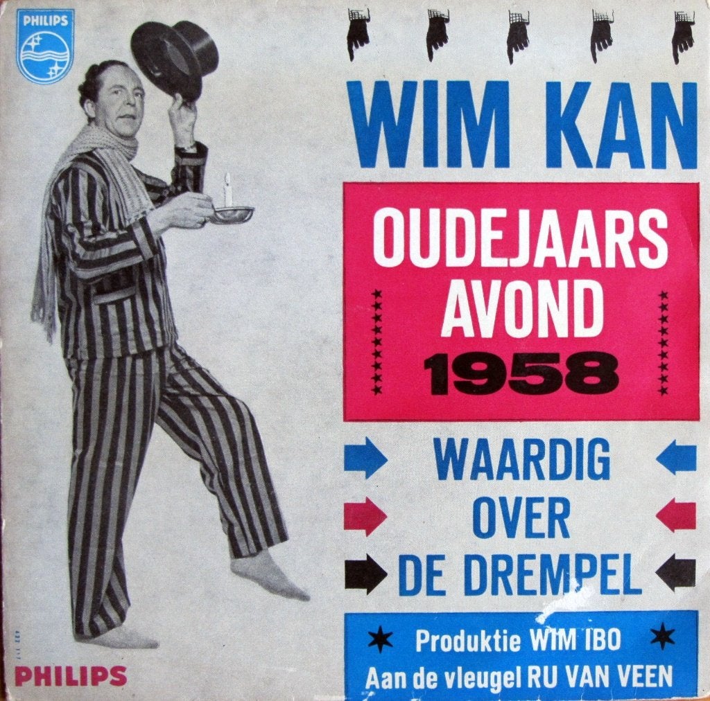1959	Wim Kan     	Waardig Over De Drempel 1958	EP, Cd's en Dvd's, Vinyl Singles, Verzenden, 7 inch, Fotohoes, Zo goed als nieuw