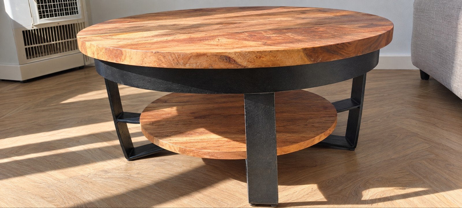 Moderne salontafel, Gebruikt, 50 tot 100 cm, Rond, 50 tot 100 cm