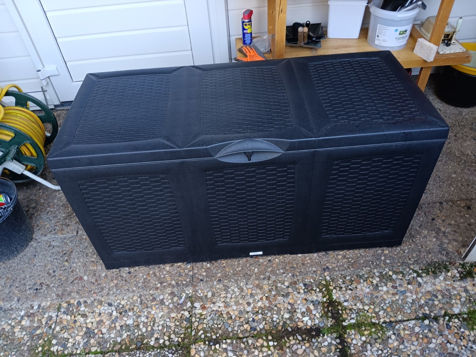 Grote kunststof opbergbox voor buiten, Tuin en Terras, Ophalen, Zo goed als nieuw, Kunststof, Overige typen