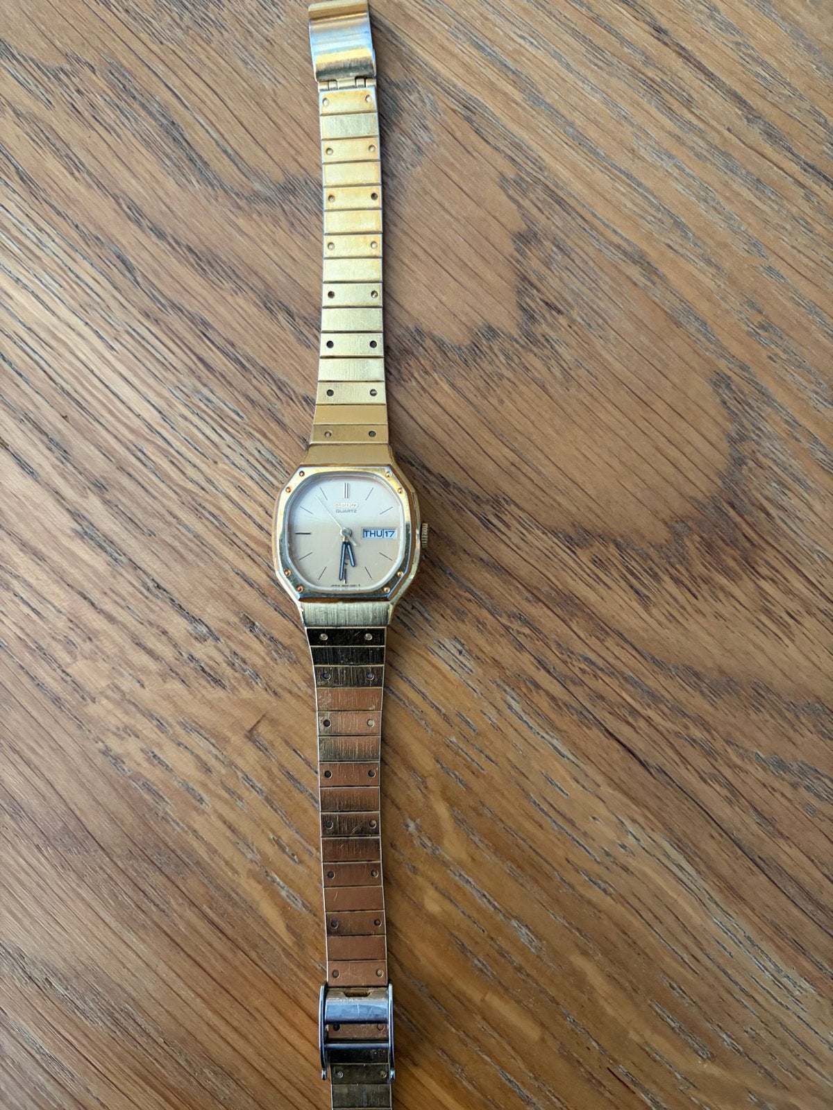 Vintage Seiko Dameshorloge - Dag & Datum Aanduiding, Sieraden, Tassen en Uiterlijk, Gebruikt, Polshorloge, Ophalen of Verzenden