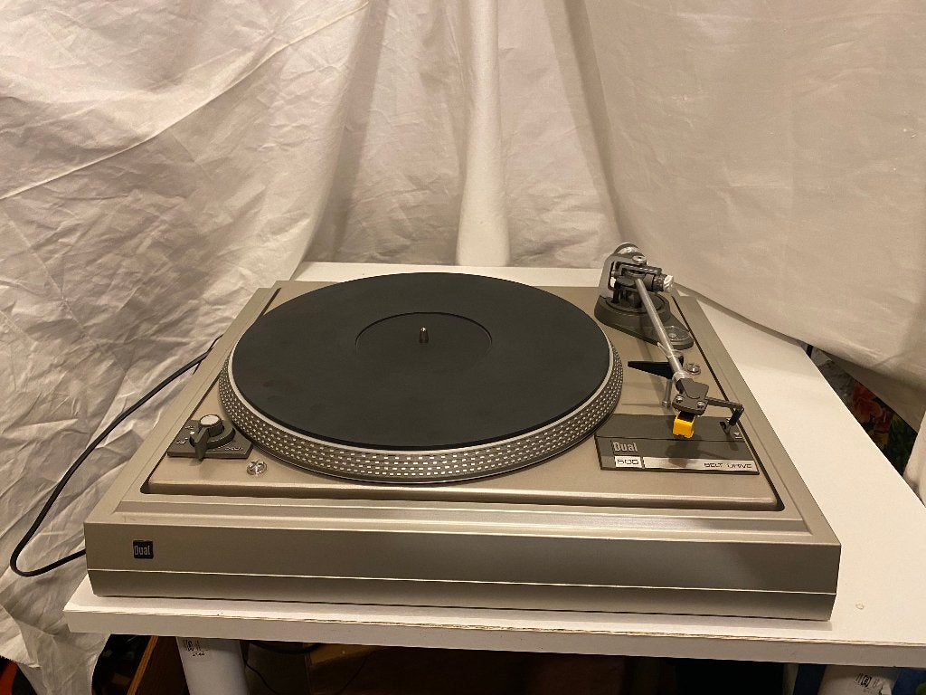 Dual 505-2 Draaitafel - Gereviseerd, nieuwe snaren-Garantie, Ophalen, Gebruikt, Pitch-regelaar, Platenspeler