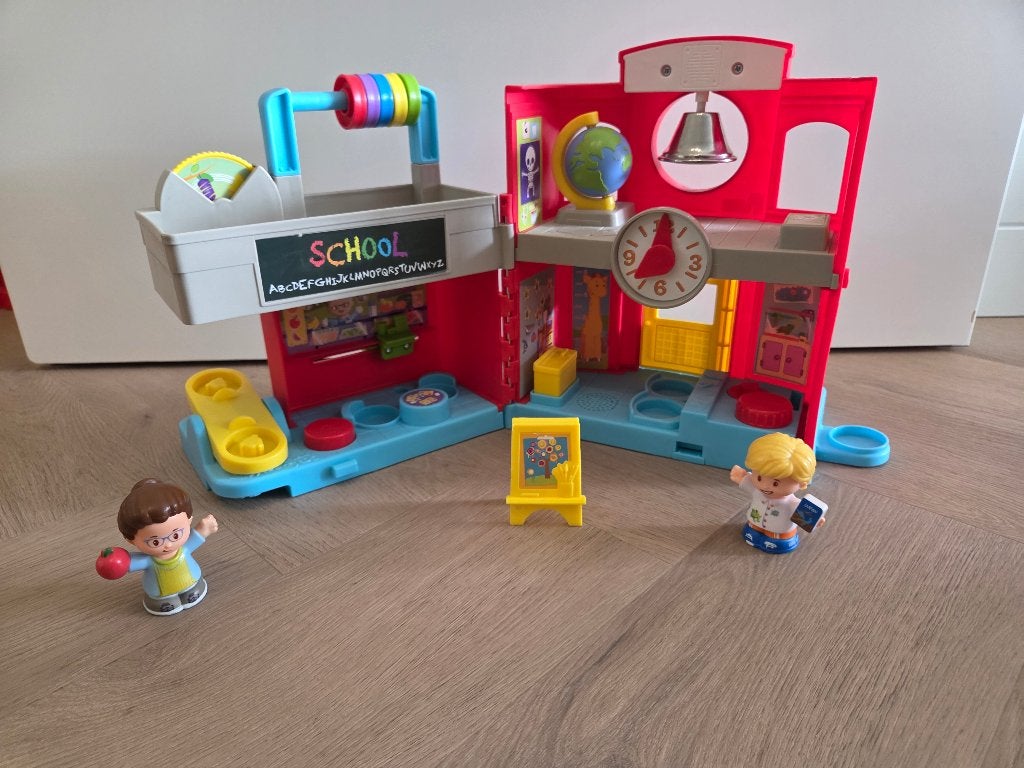 Fisher price school, Ophalen, Gebruikt, Speelset, Met licht