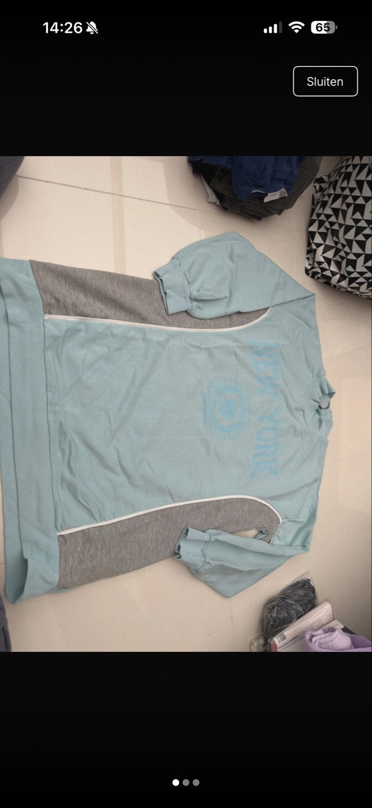 LCW lichblauw Modest sweater maat S, Ophalen of Verzenden, Nieuw, Maat 36 (S), Blauw