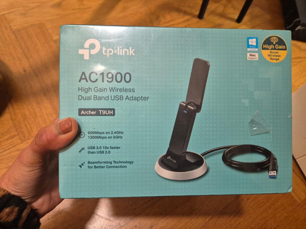 TP-Link AC1900 High Gain Wireless Dual Band USB Adapter, Computers en Software, Netwerkkaarten, Ophalen of Verzenden