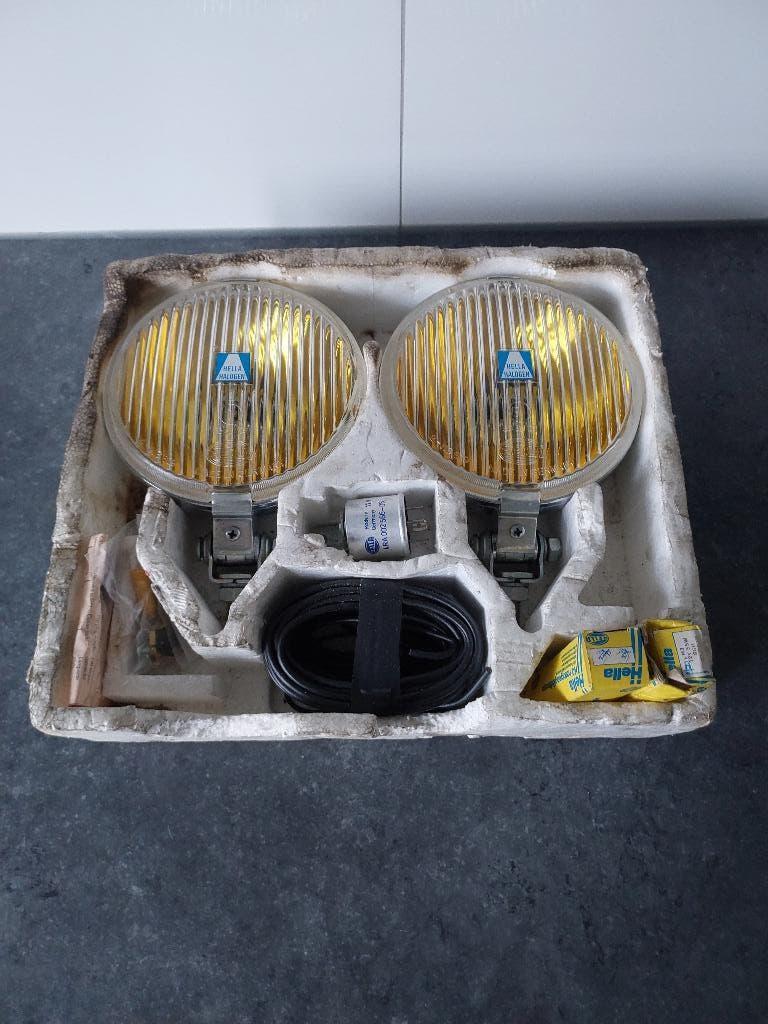 Set Hella Chroom Mistlampen Oldtimer Rallye VW Opel Volvo, Verzenden, Nieuw