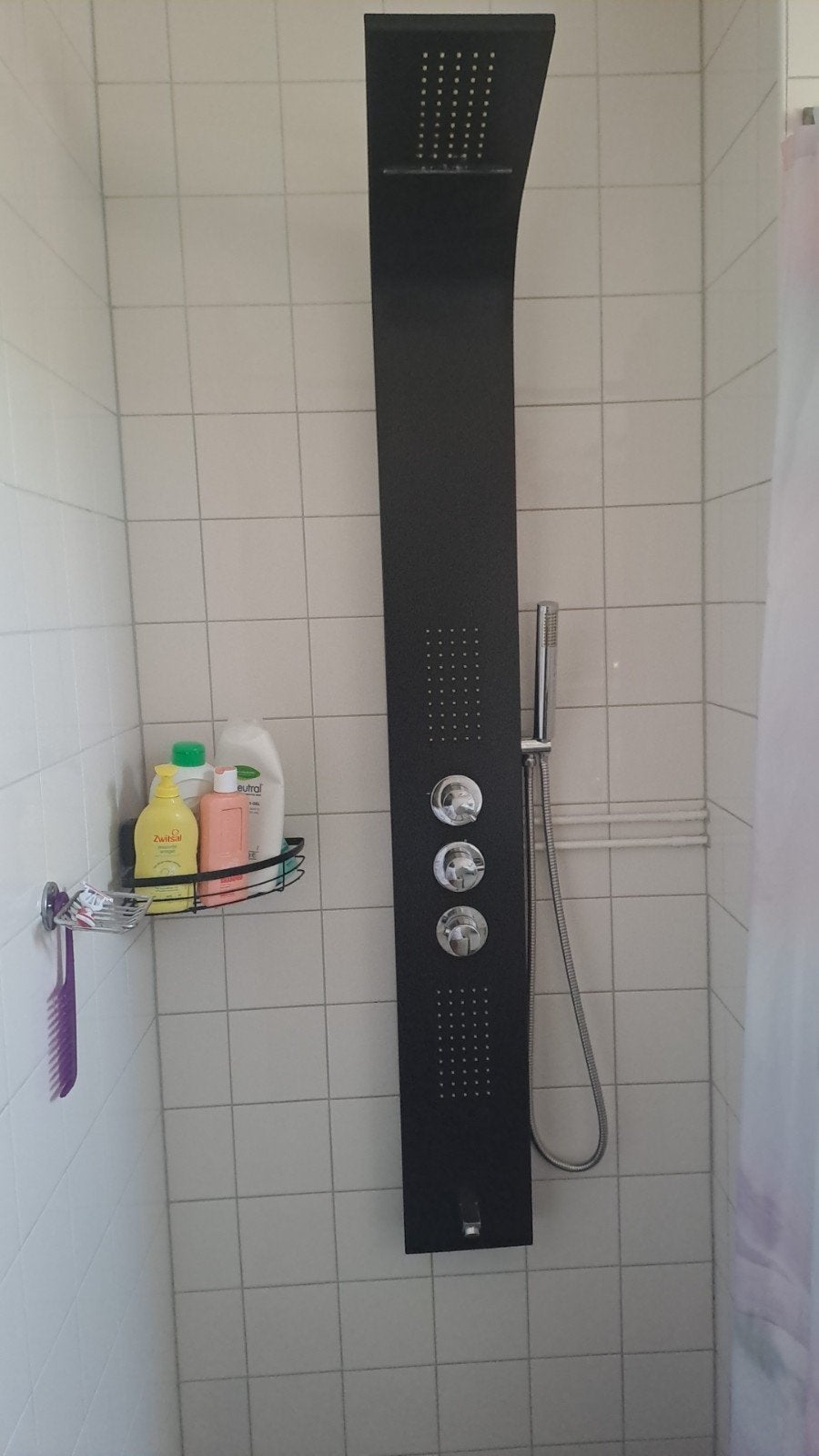 tk regen douche  paneel kleur zwart, Huis en Inrichting, Badkamer | Complete badkamers, Ophalen