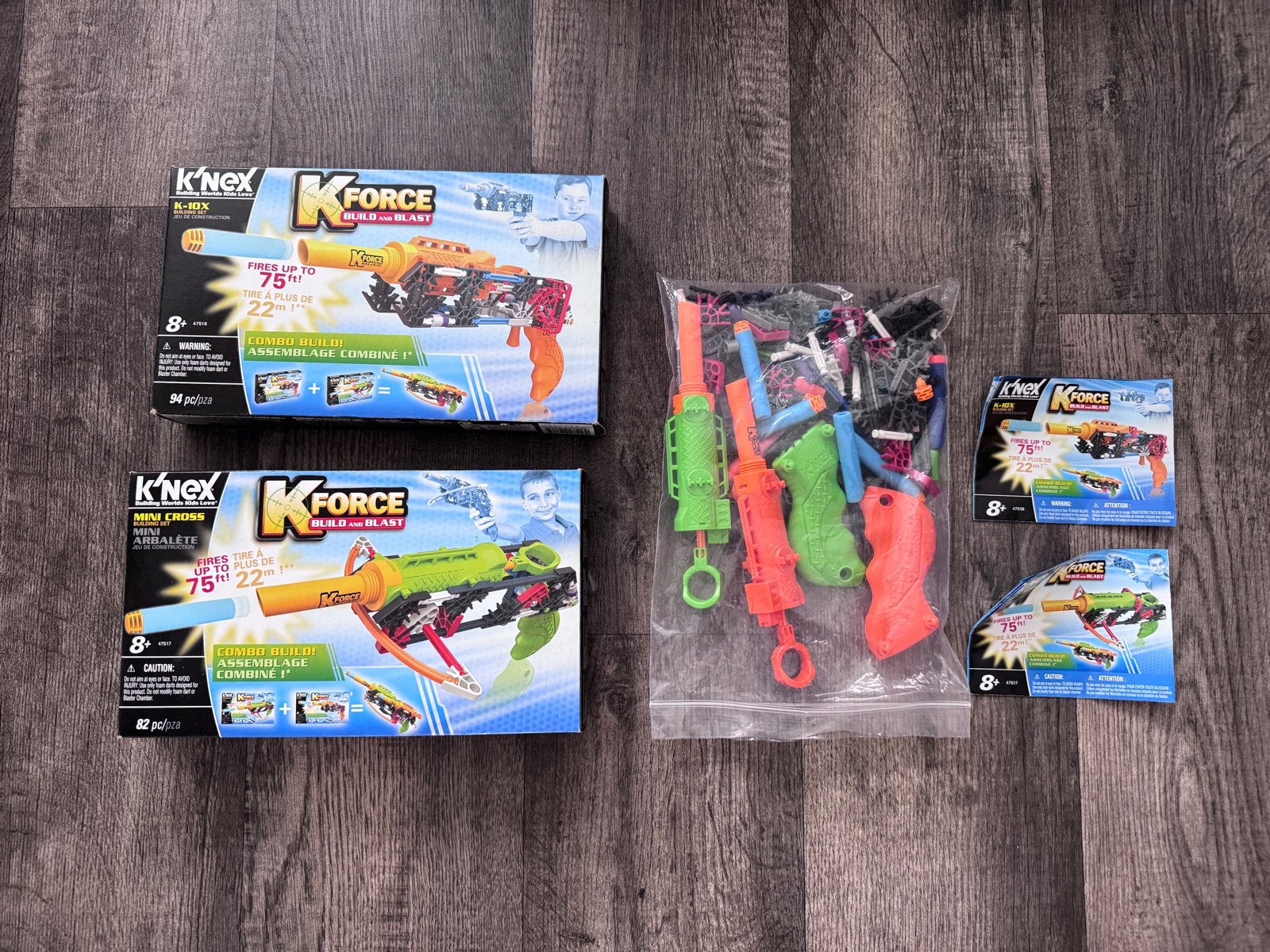 K'nex K-Force Build and Blast speelgoedgeweren, Kinderen en Baby's, Ophalen of Verzenden, Zo goed als nieuw, K'nex