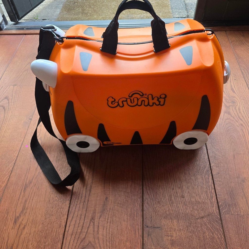 Trunki Ride-On Handbagage, Ophalen, Hard kunststof, Minder dan 50 cm, Zo goed als nieuw