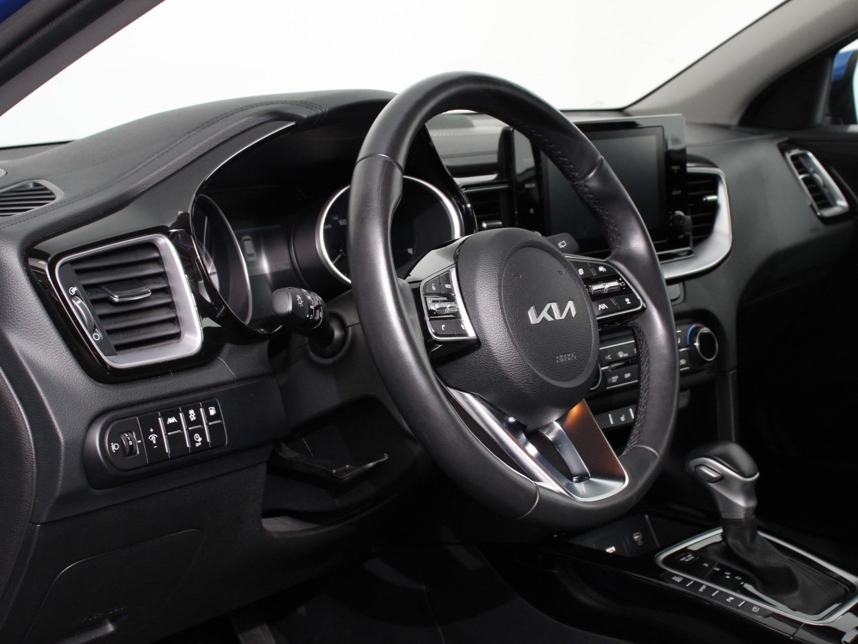 Kia Ceed Sportswagon 1.6 GDI PHEV DynamicLine Climate contro, Auto's, Stof, Gebruikt, Blauw, Plug-in hybride