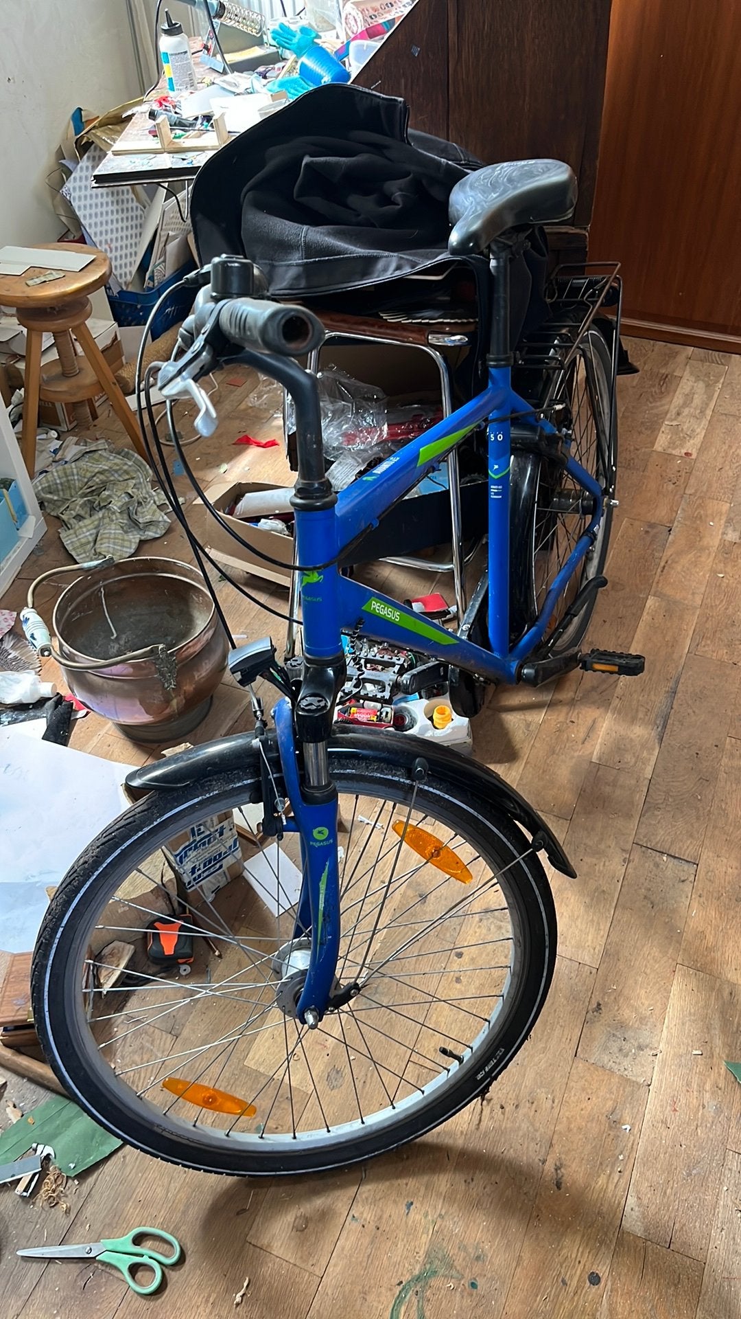 avanti kid pegasus blauwe kinderfiets goed, Ophalen, Gebruikt, Velgrem, 20 inch