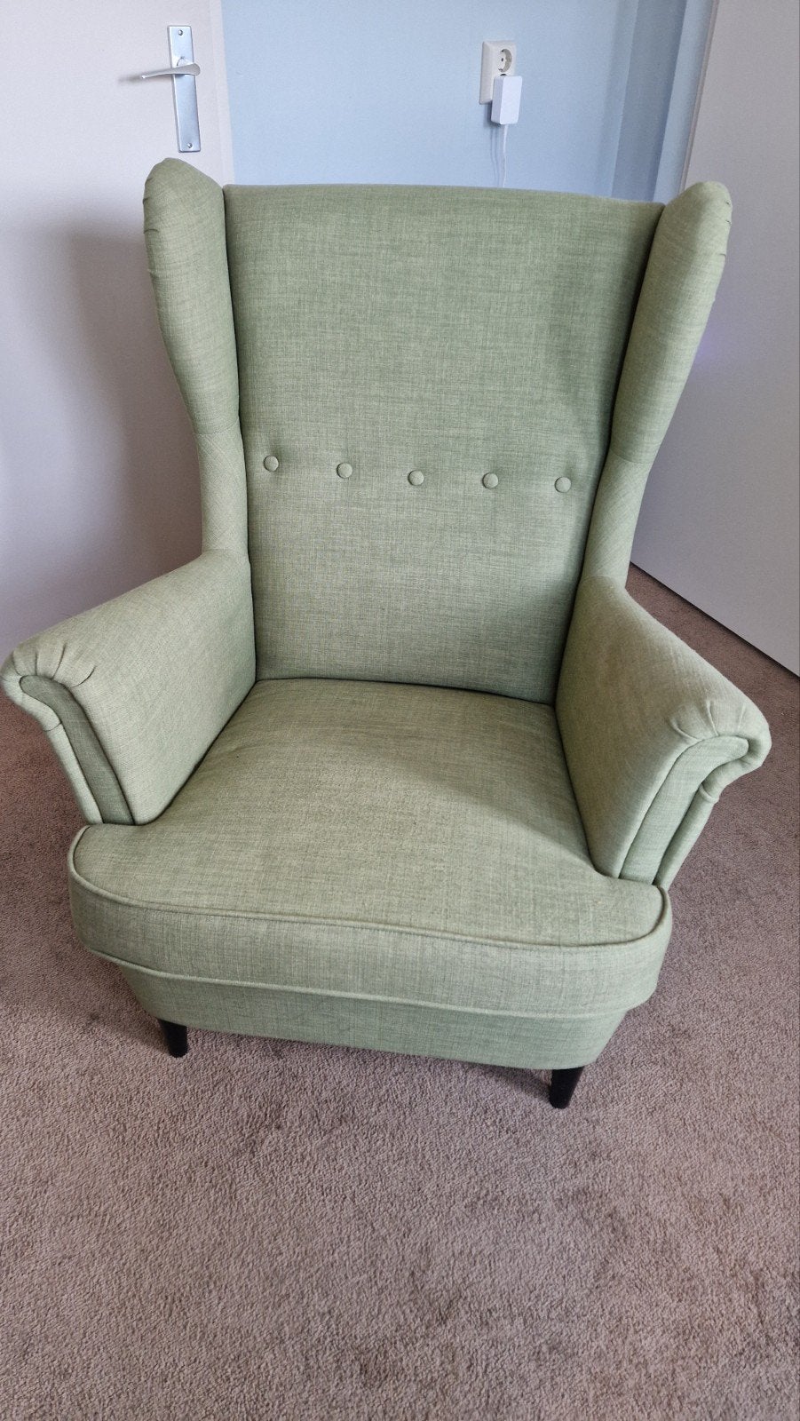 stradmon feuilleton  lindegroen, Ophalen, 75 tot 100 cm, 50 tot 75 cm