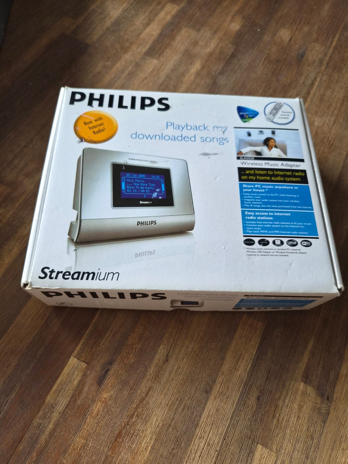 Philips Streamium Internet Radio / Wireless Music Adapter, Ophalen of Verzenden, Zo goed als nieuw, Radio
