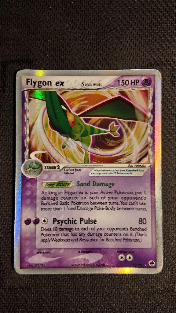 Flygon ex δ 92 Dragon Frontiers | Pokemon kaart, Ophalen, Zo goed als nieuw, Losse kaart, Foil