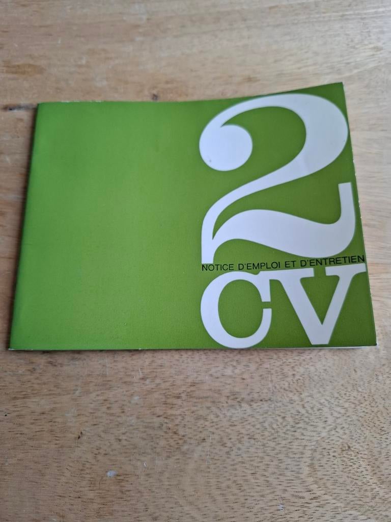 Citroën 2CV handleiding, Ophalen of Verzenden, Zo goed als nieuw, Citroën