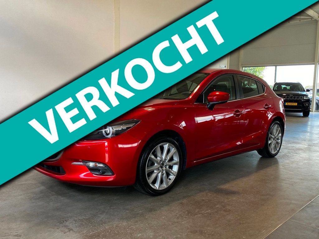 Mazda 3 2.0 SkyActiv-G 120 GT-M NL-auto, Auto's, Mazda, Voorwielaandrijving, 1998 cc, Automatische klimaatregeling, Gebruikt