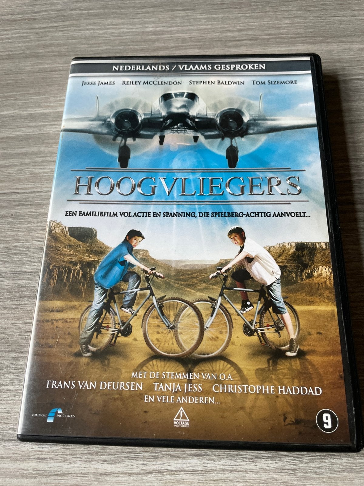 Hoogvliegers DVD - Actie en Spanning voor de Familie, Vanaf 9 jaar, Actie, Zo goed als nieuw, Ophalen of Verzenden