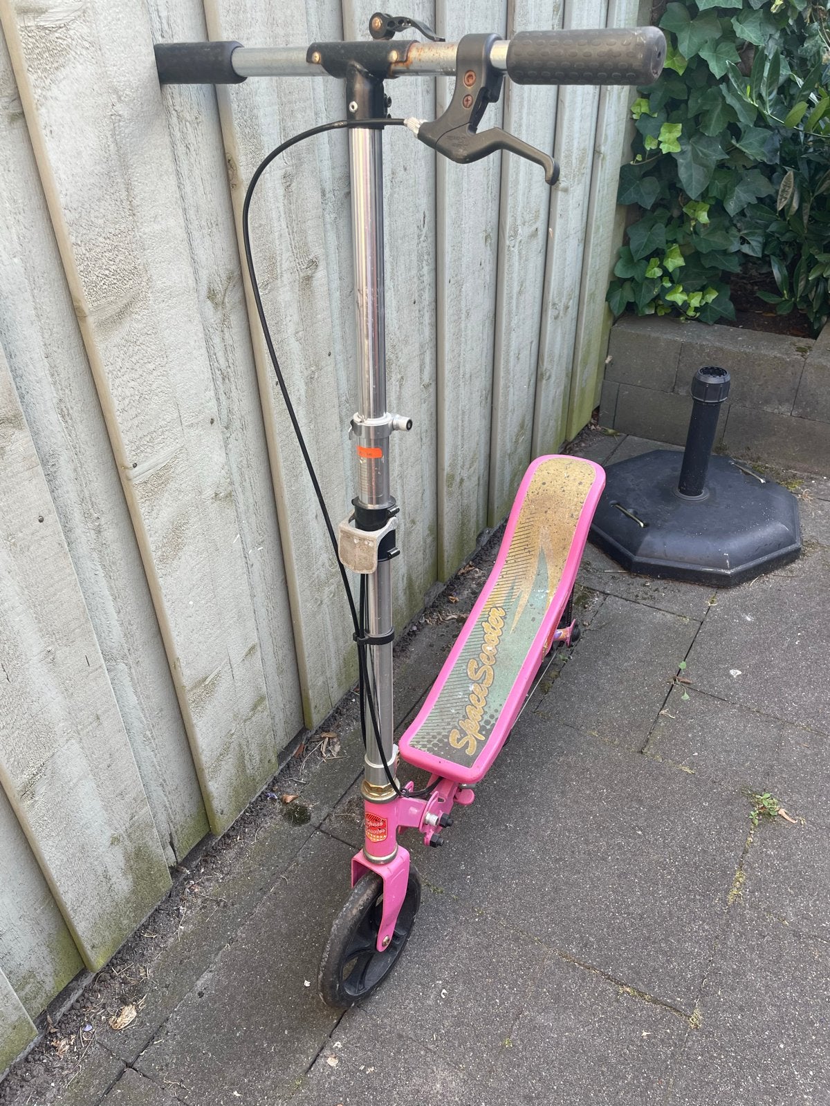 Space scooter - step - roze, Fietsen en Brommers, Steps, Ophalen, Gebruikt, Gewone step