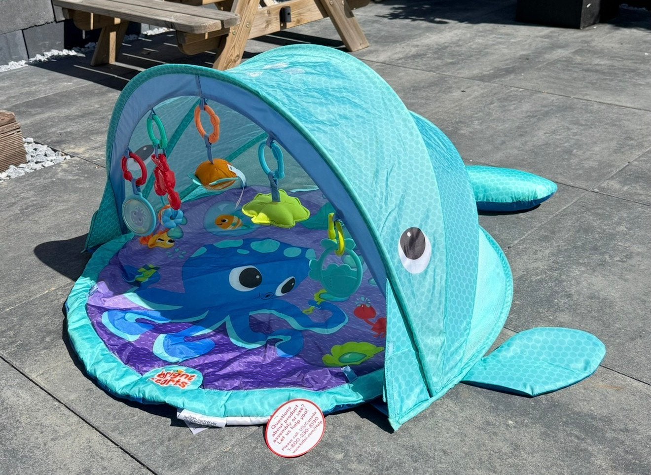 Bright Starts Speelkleed met UPF50 zonnetentje, Kinderen en Baby's, Ophalen, Nieuw, Speelkleed
