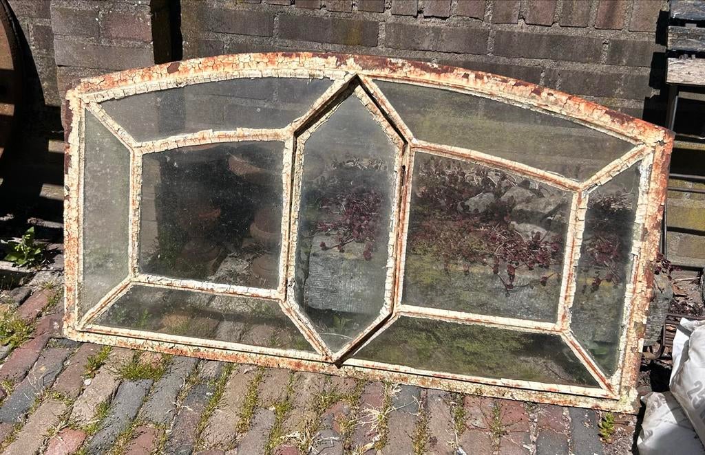 Antiek stalraam, 75 tot 150 cm, Overige materialen, Gebruikt, Raamkozijn