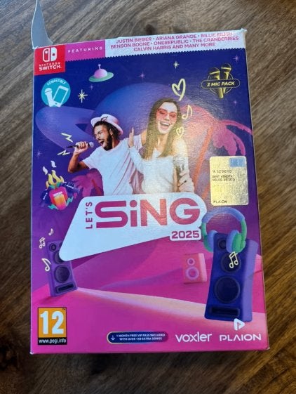 Let's Sing 2025 (spel voor Nintendo switch), Muziek, 2 spelers, Ophalen of Verzenden, Zo goed als nieuw