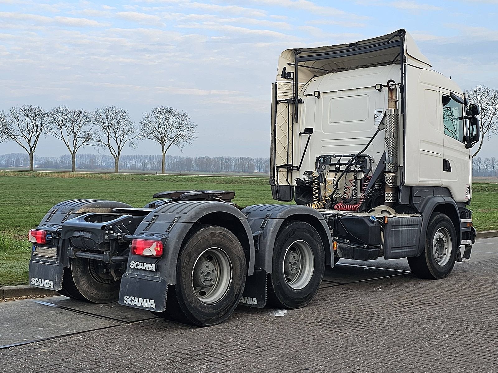 SCANIA R580 v8 6x4 150ton, Automaat, Euro 6, Scania, Wit